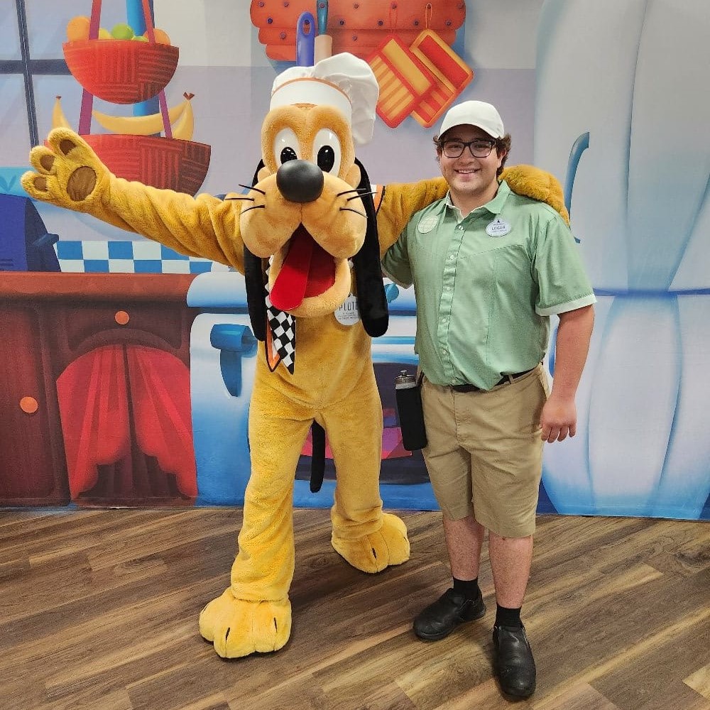 Logan with Pluto